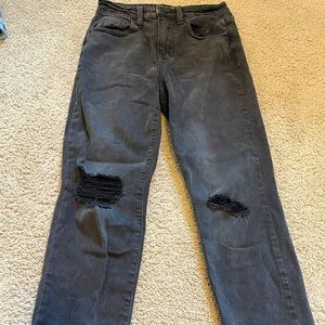 black mom jeans, slightly used but good condition.
